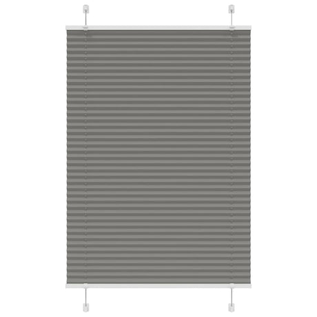 Vidaxl plissé rolgordijn 90x150 cm stofbreedte 89,4 cm antraciet