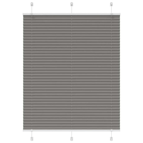 Vidaxl plissé rolgordijn 105x150 cm stofbreedte 104,4 cm antraciet