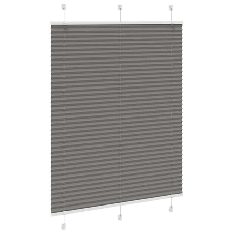 Vidaxl plissé rolgordijn 105x150 cm stofbreedte 104,4 cm antraciet