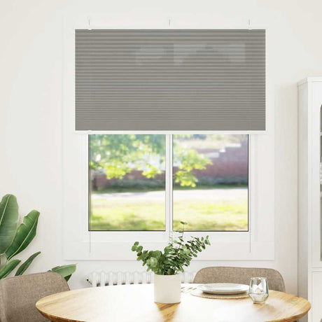 Vidaxl plissé rolgordijn 110x150 cm stofbreedte 109,4 cm antraciet