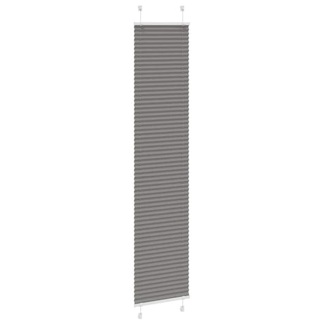 Vidaxl plissé rolgordijn 40x200 cm stofbreedte 39,4 cm antraciet