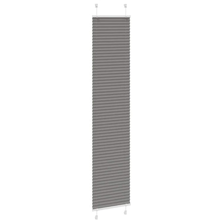 Vidaxl plissé rolgordijn 50x200 cm stofbreedte 49,4 cm antraciet
