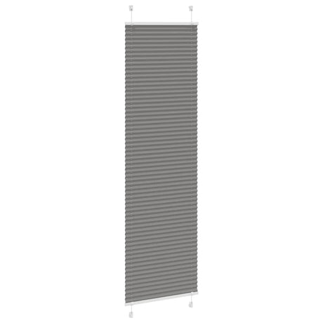 Vidaxl plissé rolgordijn 55x200 cm stofbreedte 54,4 cm antraciet