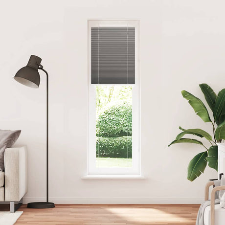 Vidaxl plissé rolgordijn 60x200 cm stofbreedte 59,4 cm antraciet