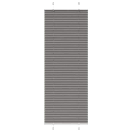 Vidaxl plissé rolgordijn 70x200 cm stofbreedte 69,4 cm antraciet