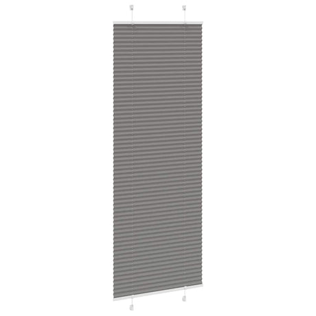 Vidaxl plissé rolgordijn 70x200 cm stofbreedte 69,4 cm antraciet