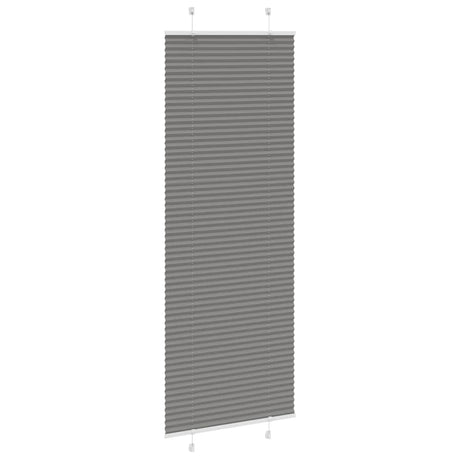Vidaxl plissé rolgordijn 75x200 cm stofbreedte 74,4 cm antraciet