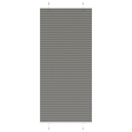 Vidaxl plissé rolgordijn 90x200 cm stofbreedte 89,4 cm antraciet