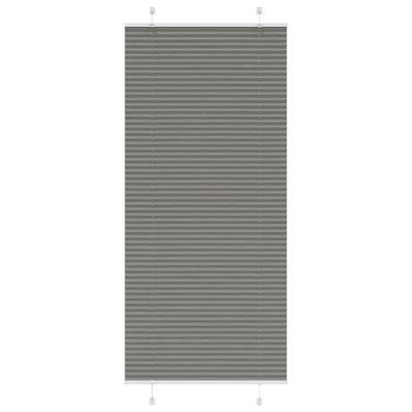 Vidaxl plissé rolgordijn 95x200 cm stofbreedte 94,4 cm antraciet