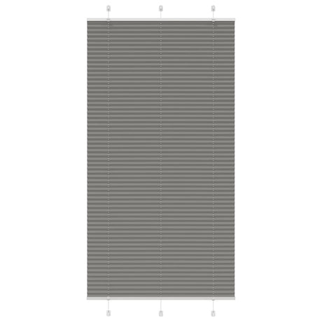 Vidaxl plissé rolgordijn 110x200 cm stofbreedte 109,4 cm antraciet