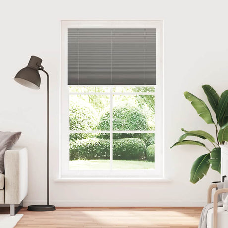 Vidaxl plissé rolgordijn 115x200 cm stofbreedte 114,4 cm antraciet