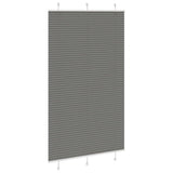 Vidaxl plissé rolgordijn 120x200 cm stofbreedte 119,4 cm antraciet