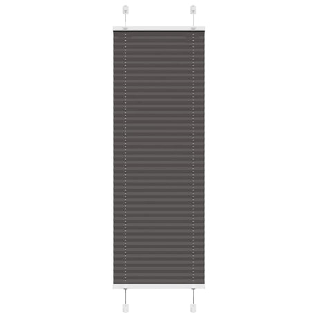 Vidaxl plissé rolgordijn 40x100 cm stofbreedte 39,4 cm polyester zwart