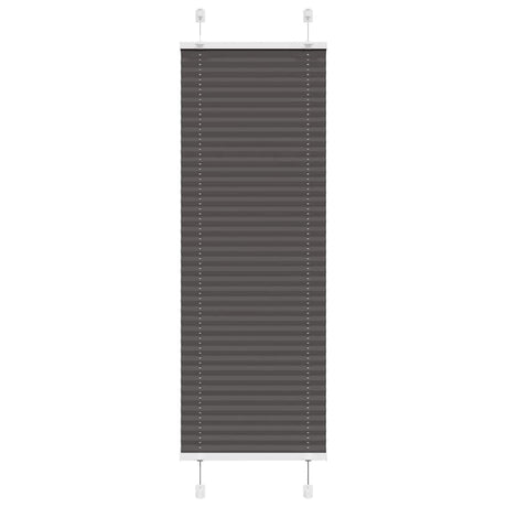 Vidaxl plissé rolgordijn 45x100 cm stofbreedte 44,4 cm polyester zwart