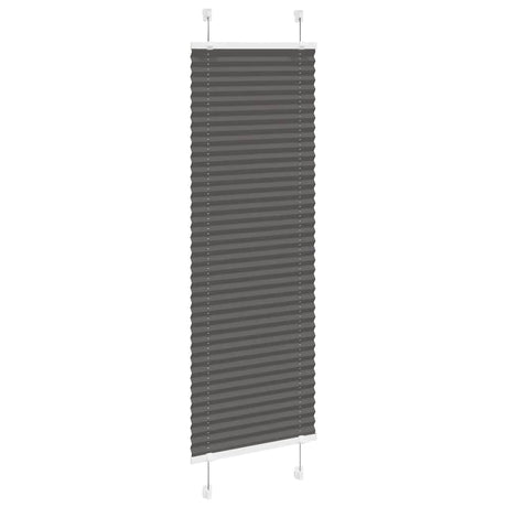 Vidaxl plissé rolgordijn 40x150 cm stofbreedte 39,4 cm polyester zwart