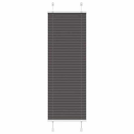 Vidaxl plissé rolgordijn 50x150 cm stofbreedte 49,4 cm polyester zwart