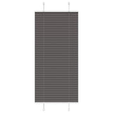 Vidaxl plissé rolgordijn 60x150 cm stofbreedte 59,4 cm polyester zwart