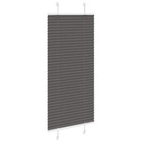 Vidaxl plissé rolgordijn 60x150 cm stofbreedte 59,4 cm polyester zwart