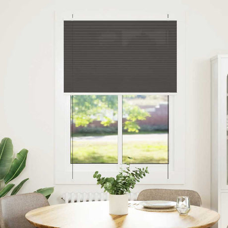 Vidaxl plissé rolgordijn 95x150 cm stofbreedte 94,4 cm polyester zwart