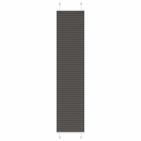 Vidaxl plissé rolgordijn 40x200 cm stofbreedte 39,4 cm polyester zwart