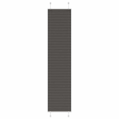 Vidaxl plissé rolgordijn 45x200 cm stofbreedte 44,4 cm polyester zwart