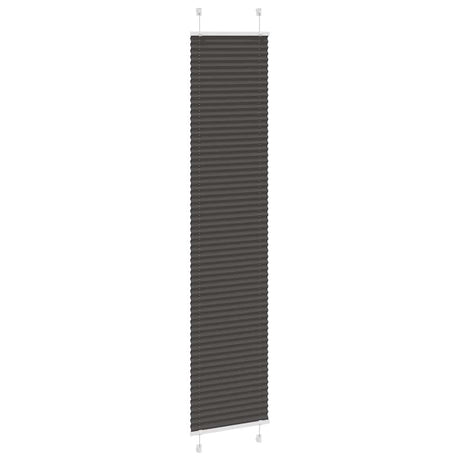 Vidaxl plissé rolgordijn 45x200 cm stofbreedte 44,4 cm polyester zwart