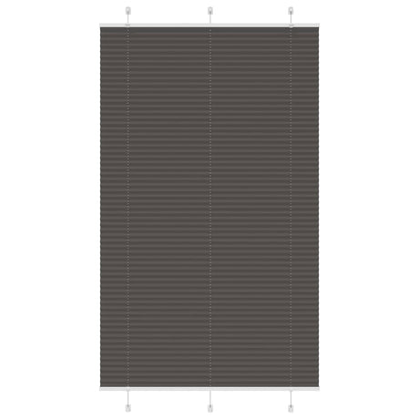 Vidaxl plissé rolgordijn 115x200cm stofbreedte 114,4cm polyester zwart