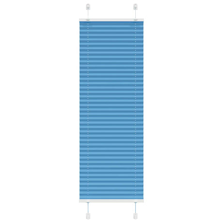 Vidaxl plissé rolgordijn 40x100 cm stofbreedte 39,4 cm polyester blauw
