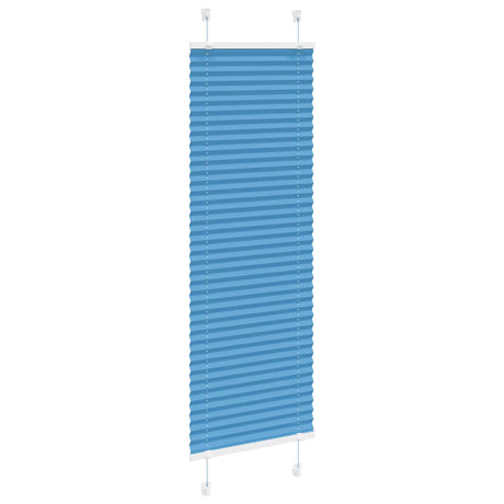 Vidaxl plissé rolgordijn 40x100 cm stofbreedte 39,4 cm polyester blauw