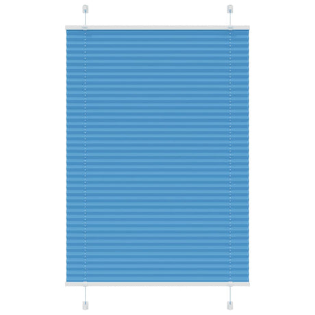 Vidaxl plissé rolgordijn 70x100 cm stofbreedte 69,4 cm polyester blauw