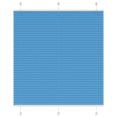 Vidaxl plissé rolgordijn 120x100cm stofbreedte 119,4cm polyester blauw