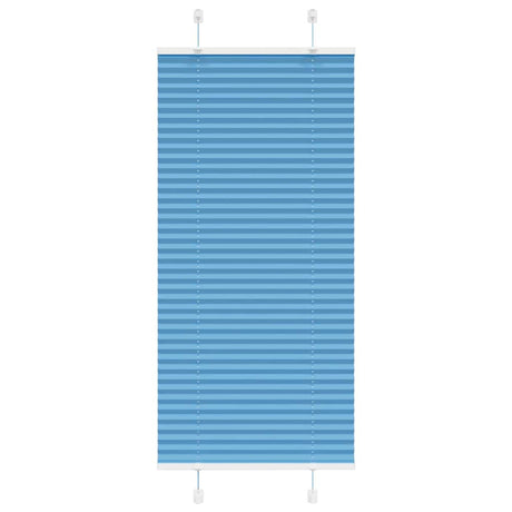Vidaxl plissé rolgordijn 65x150 cm stofbreedte 64,4 cm polyester blauw
