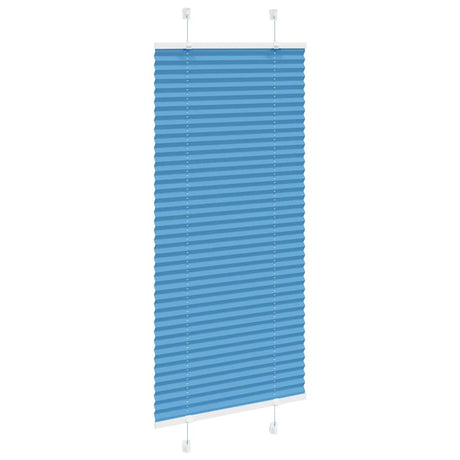 Vidaxl plissé rolgordijn 65x150 cm stofbreedte 64,4 cm polyester blauw