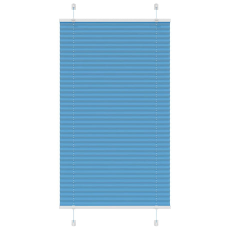 Vidaxl plissé rolgordijn 70x150 cm stofbreedte 69,4 cm polyester blauw