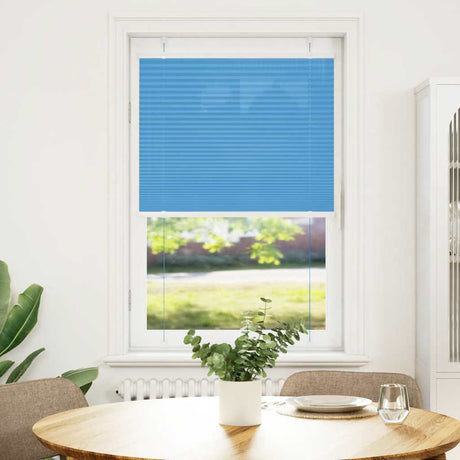 Vidaxl plissé rolgordijn 75x150 cm stofbreedte 74,4 cm polyester blauw