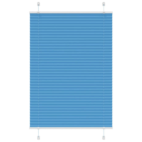 Vidaxl plissé rolgordijn 100x150 cm stofbreedte 99,4cm polyester blauw