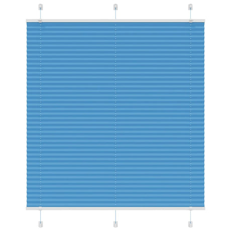 Vidaxl plissé rolgordijn 115x150cm stofbreedte 114,4cm polyester blauw