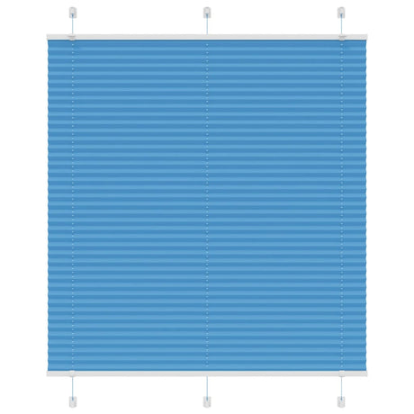 Vidaxl plissé rolgordijn 120x150cm stofbreedte 119,4cm polyester blauw