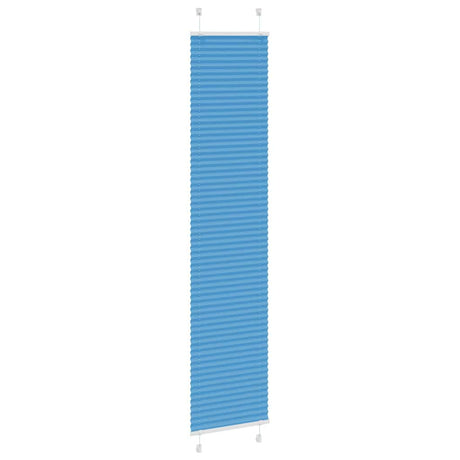 Vidaxl plissé rolgordijn 40x200 cm stofbreedte 39,4 cm polyester blauw