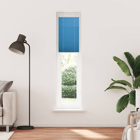 Vidaxl plissé rolgordijn 50x200 cm stofbreedte 49,4 cm polyester blauw
