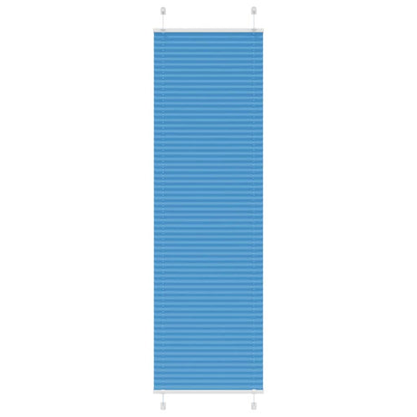 Vidaxl plissé rolgordijn 55x200 cm stofbreedte 54,4 cm polyester blauw