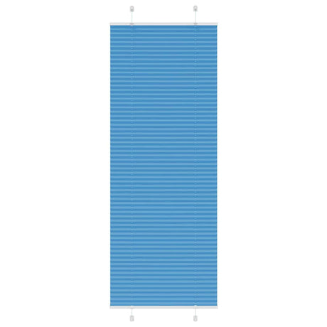 Vidaxl plissé rolgordijn 70x200 cm stofbreedte 69,4 cm polyester blauw