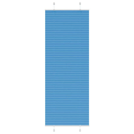 Vidaxl plissé rolgordijn 75x200 cm stofbreedte 74,4 cm polyester blauw
