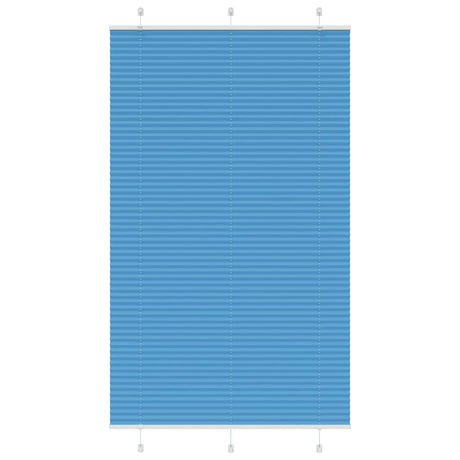 Vidaxl plissé rolgordijn 115x200cm stofbreedte 114,4cm polyester blauw