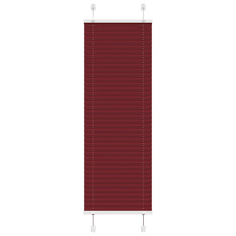 Vidaxl plissé rolgordijn 45x100 cm stofbreedte 44,4 cm bordeauxrood