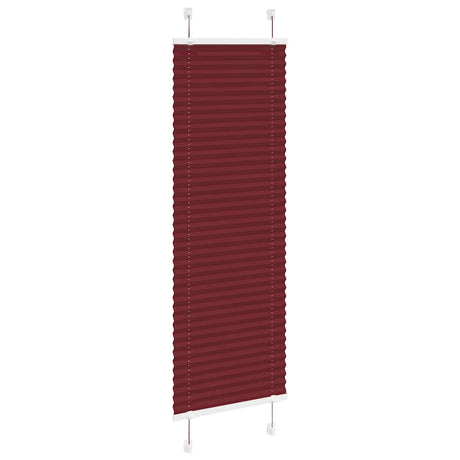 Vidaxl plissé rolgordijn 45x100 cm stofbreedte 44,4 cm bordeauxrood