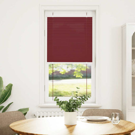 Vidaxl plissé rolgordijn 60x100 cm stofbreedte 59,4 cm bordeauxrood