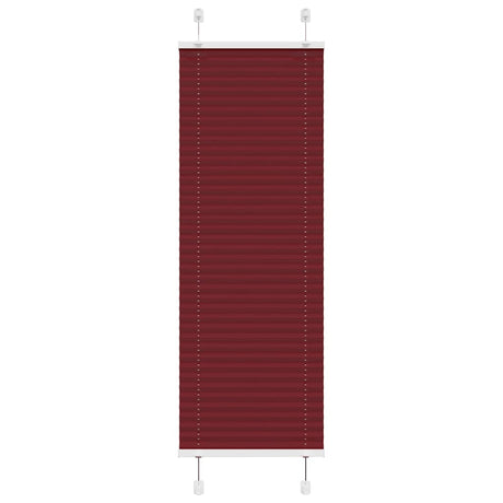 Vidaxl plissé rolgordijn 40x150 cm stofbreedte 39,4 cm bordeauxrood