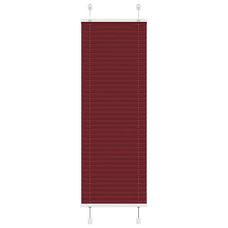 Vidaxl plissé rolgordijn 45x150 cm stofbreedte 44,4 cm bordeauxrood