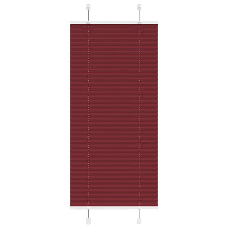 Vidaxl plissé rolgordijn 55x150 cm stofbreedte 54,4 cm bordeauxrood